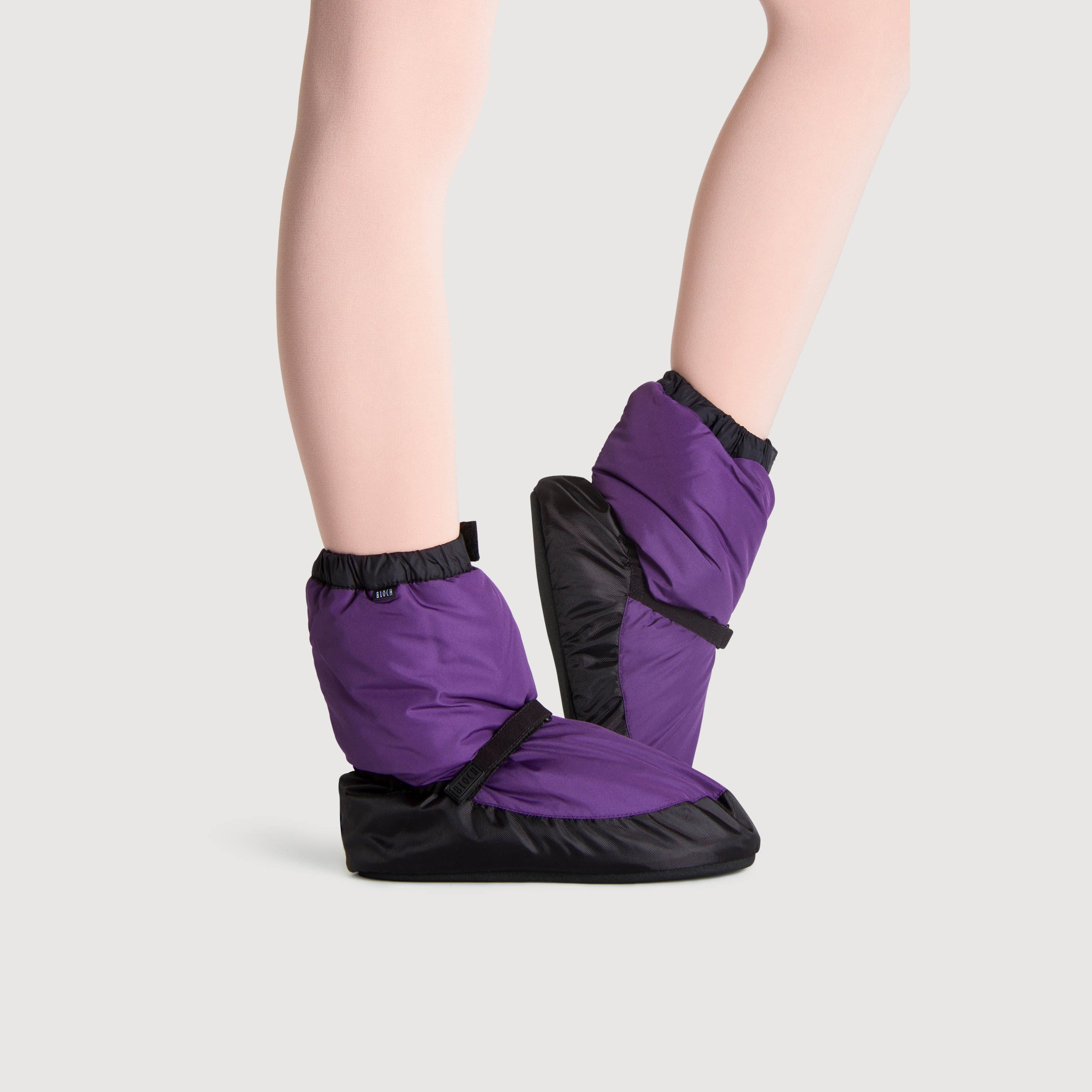 Girls Purple Ballet Warmer Boots(SIM5009)