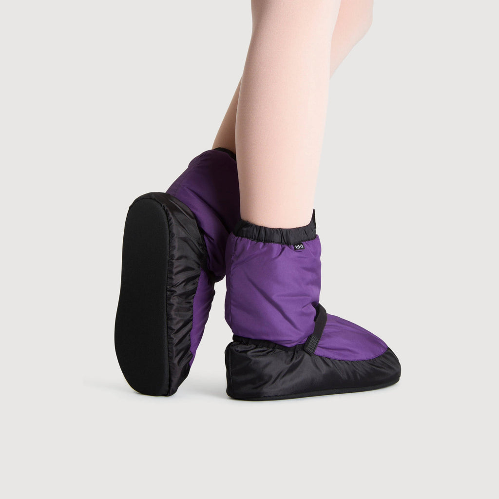 Girls Purple Ballet Warmer Boots(SIM5009)