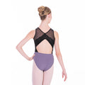 Girls Black & Purple Ballet Onesies(DAD5112MP/Bl./Mother of Pearl)
