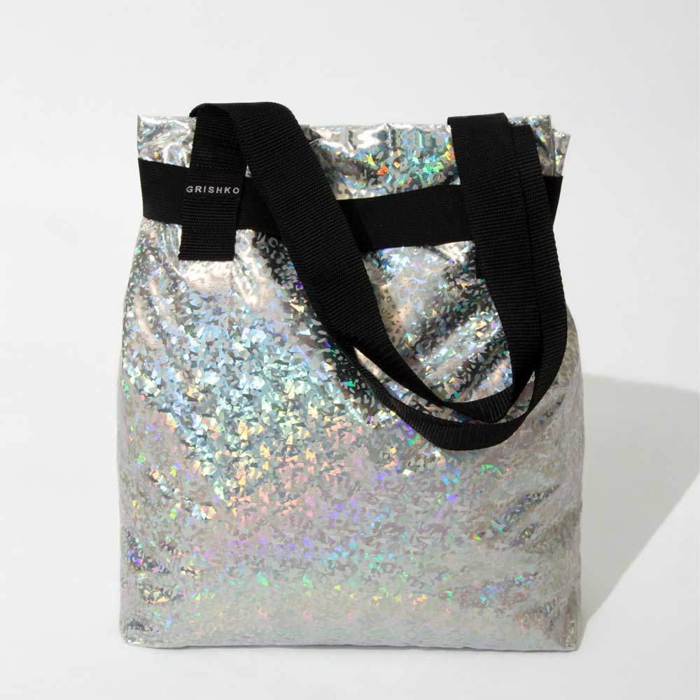 Silver Ballet Bag