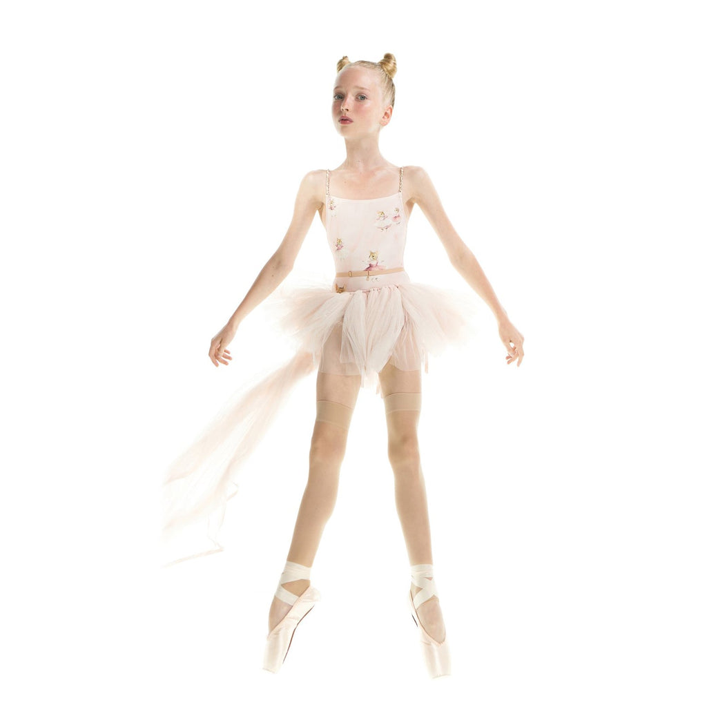 Girls Pale Pink Ballet TuTu Skirt(J231TU30PN/baby blush)