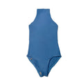 Women Blue "CHOKER" Ballet Onesies(201LE20VL/blue)