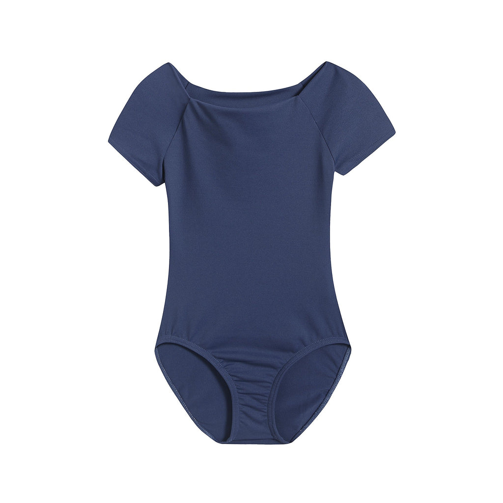 Girls Navy Ballet Onesies
