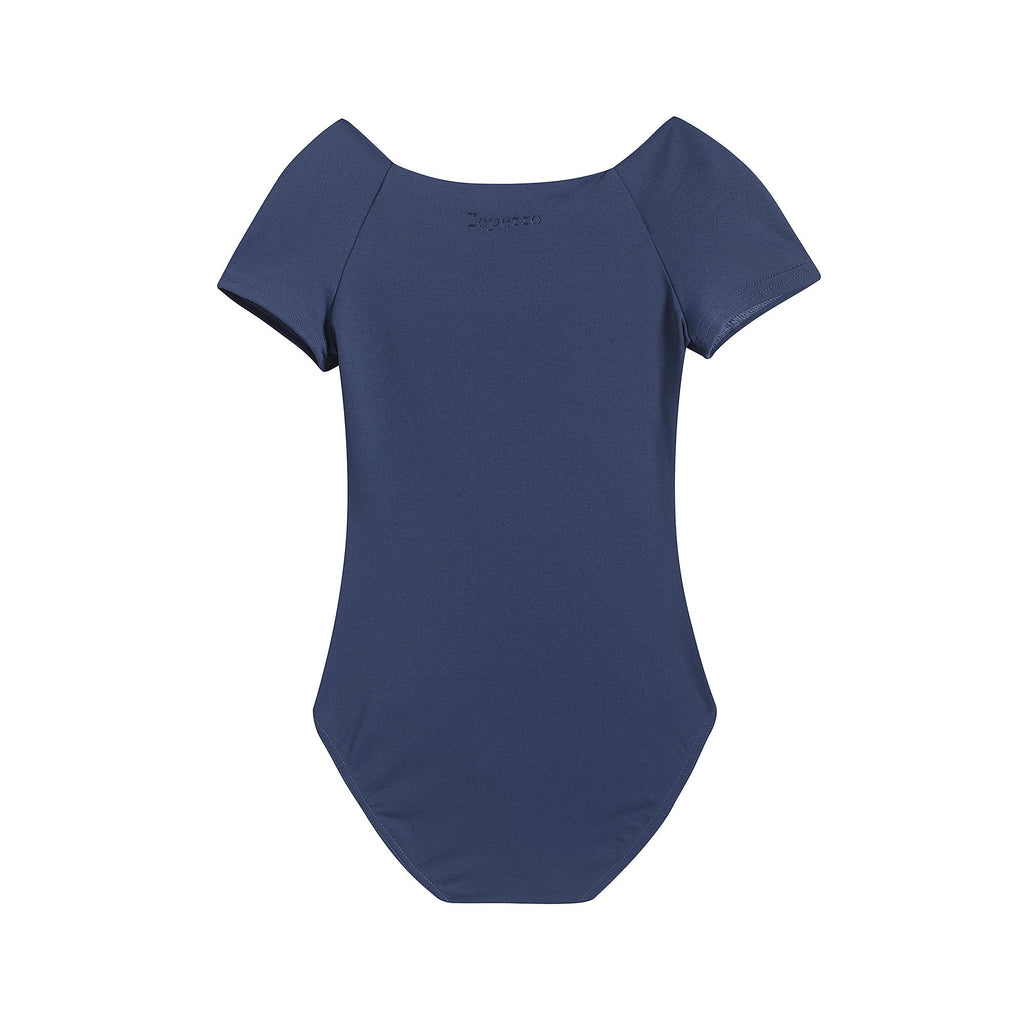 Girls Navy Ballet Onesies