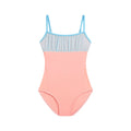 Girls Peach Blue Ballet Onesies(DAD2050MP/Plaisir/Cristallo Mesh)