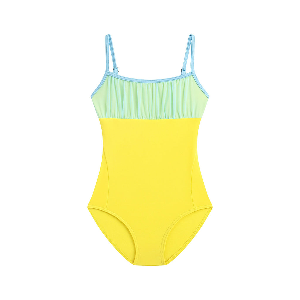Girls Yellow Ballet Onesies(DAD2050MP/Etabeta/Cristallo Mesh)