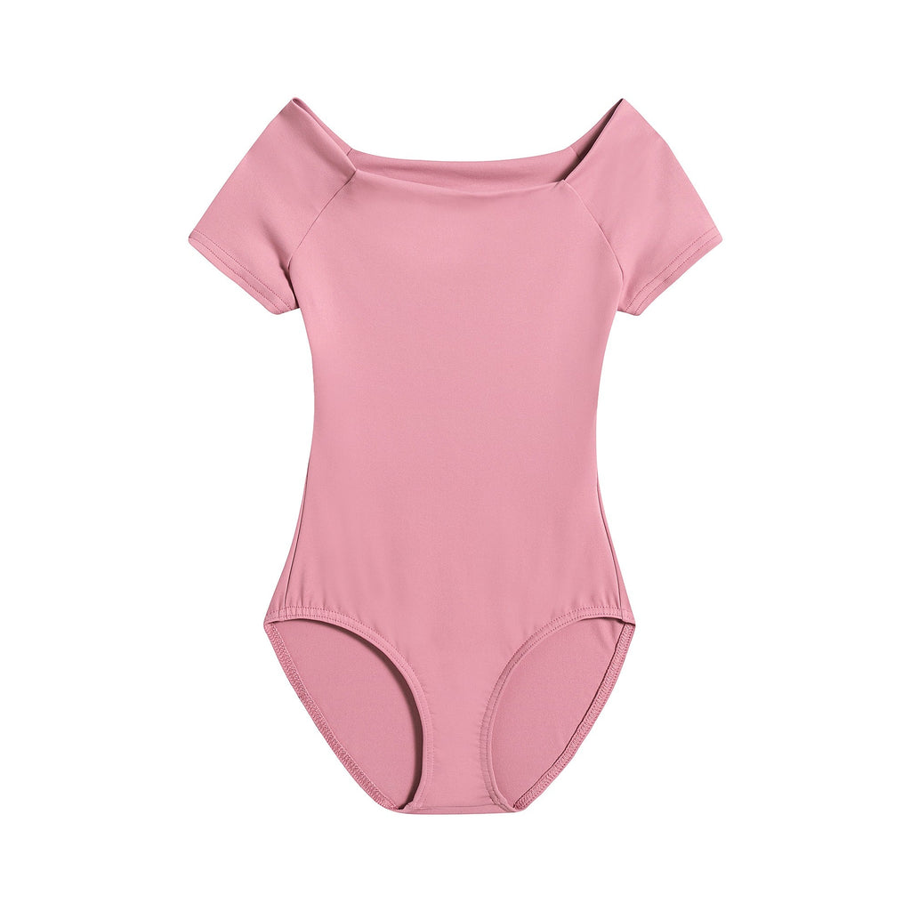Girls Rose Pink Ballet Justaucorps