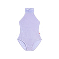Girls Purple"Sarah/CV-Angelic/CV-Silver"Velvet Ballet Onesies
