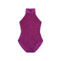 Girls Bright Pink "Sarah/CV-Lady/CV-Lady" Velvet Ballet Onesies