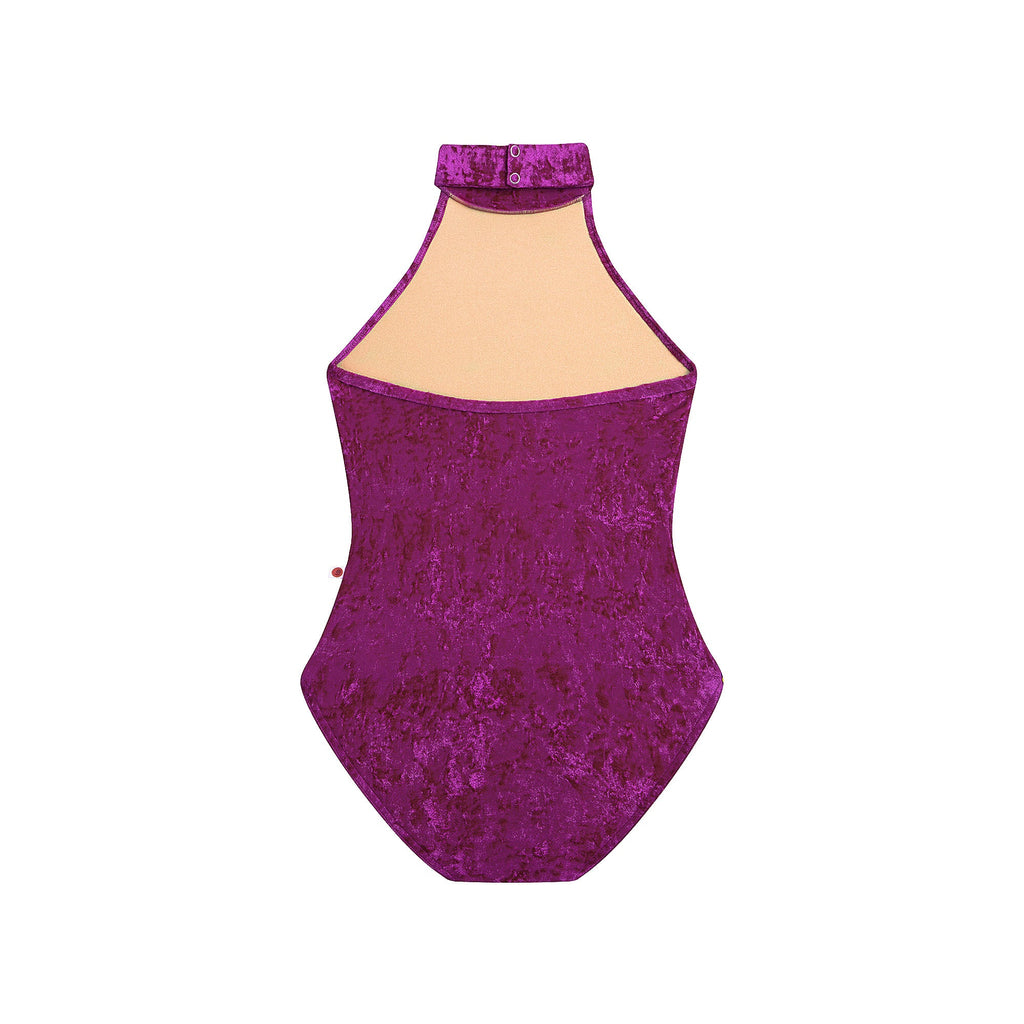 Girls Bright Pink "Sarah/CV-Lady/CV-Lady" Velvet Ballet Onesies