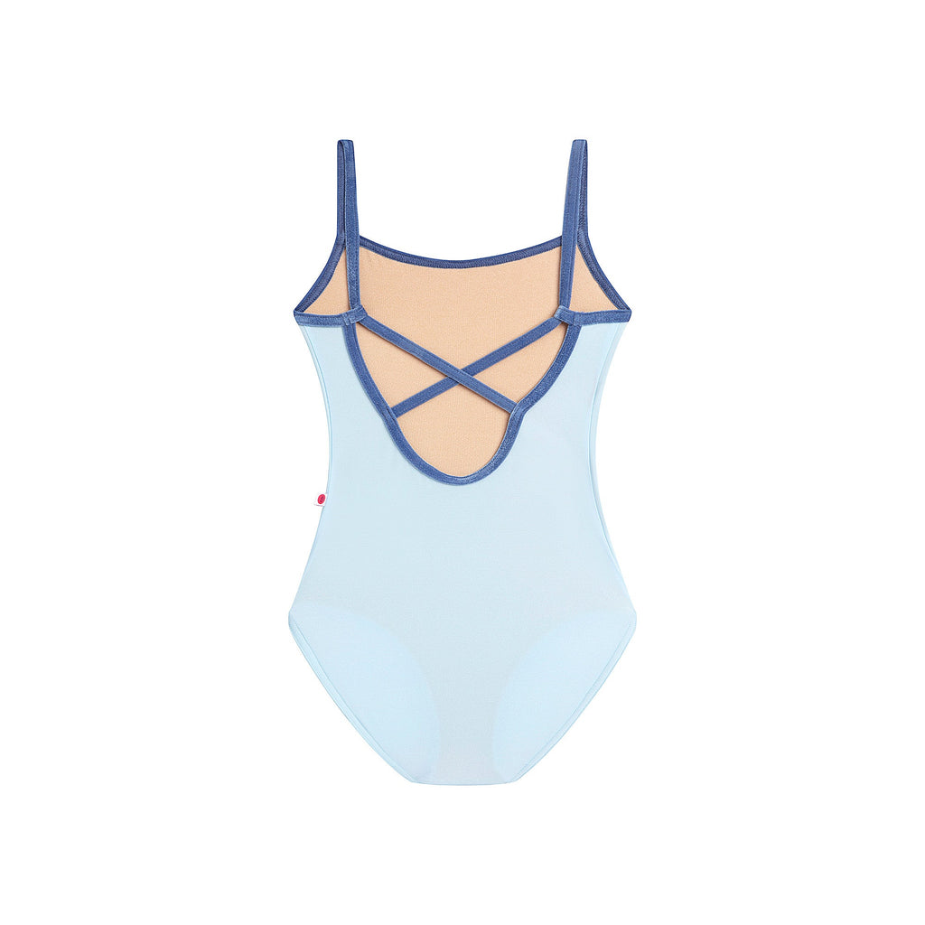 Girls Light Blue "Daniela/N-Mirror/V-Ocean" Ballet Onesies