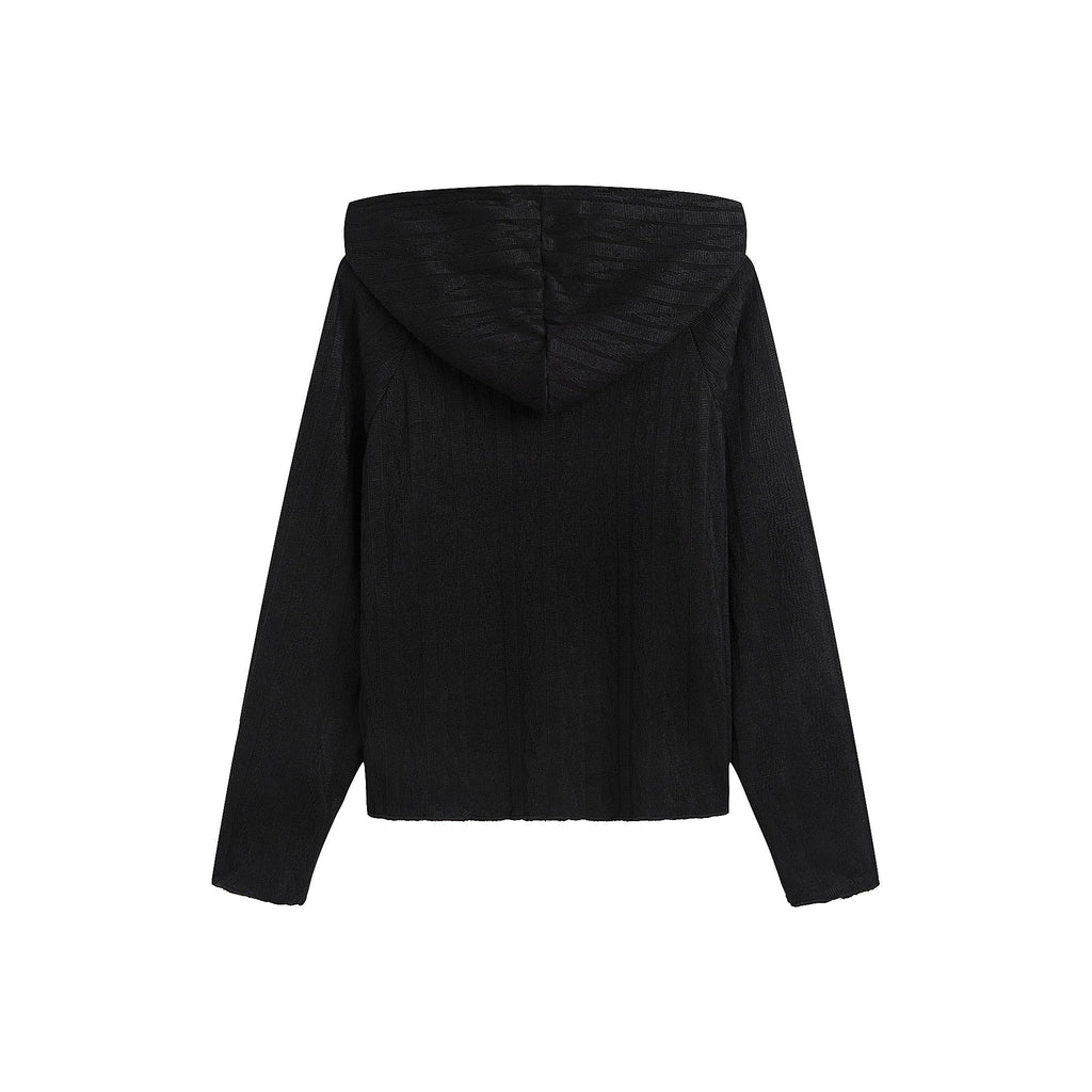 Girls Black Ballet Hooded Sweater(DAD5038/black)