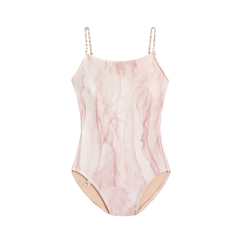 Girls Light Pink Ballet Onesies