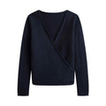 Girls Dark Blue Ballet Top(DE670/116)