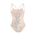 Girls Blue Printed Ballet Onesies(J231LE33VL/indigo)