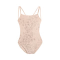 Girls Beige Printed Ballet Onesies(J231LE33VL/latte)