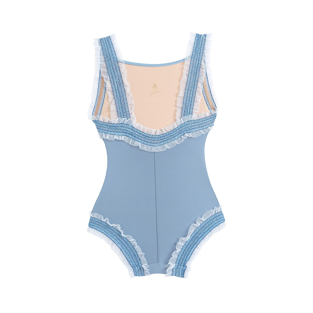 Girls Light Blue Ballet Onesies