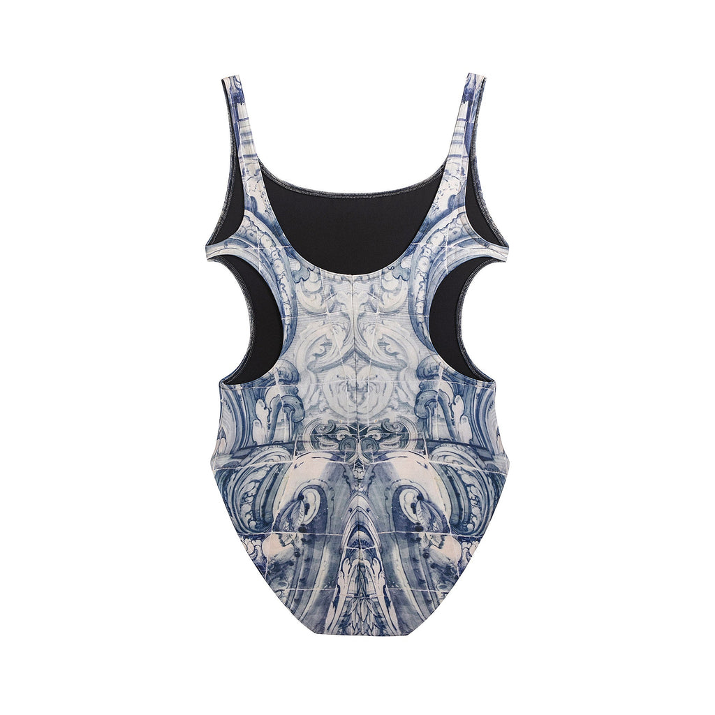 Girls Blue Ballet Onesies