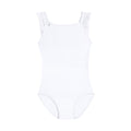 Girls White Ballet Onesies