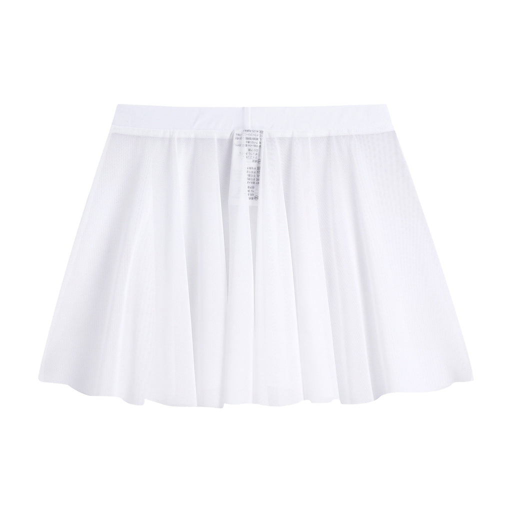 Girls White Ballet Skirt