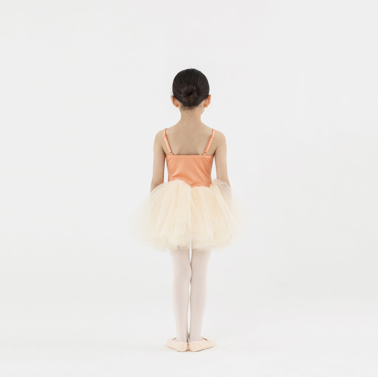 Girls Orange Ballet Onesies