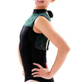 Women Green Ballet Onesies(1512/Black & Emerald)