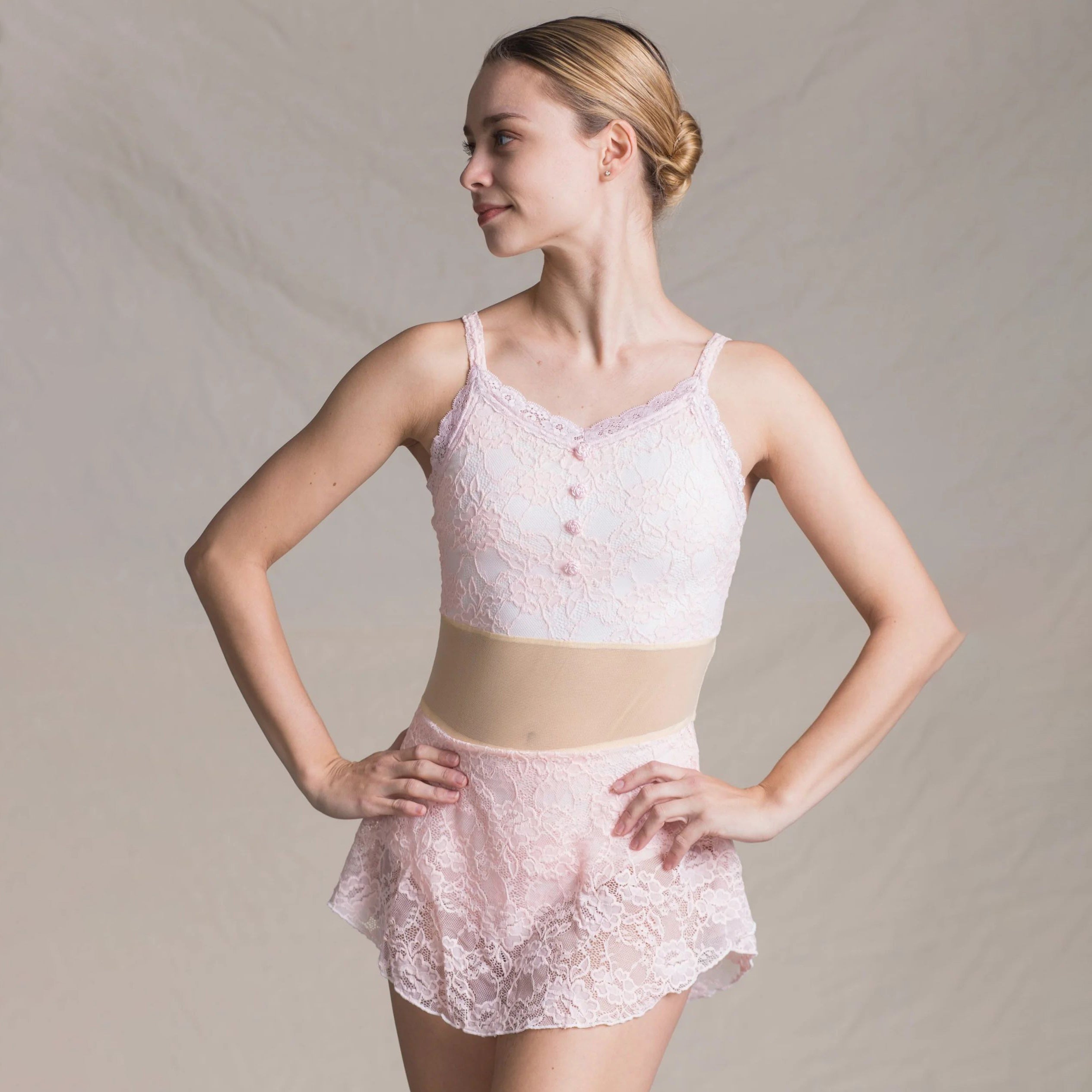 Women Pink Ballet Onesies(1513/Pink)