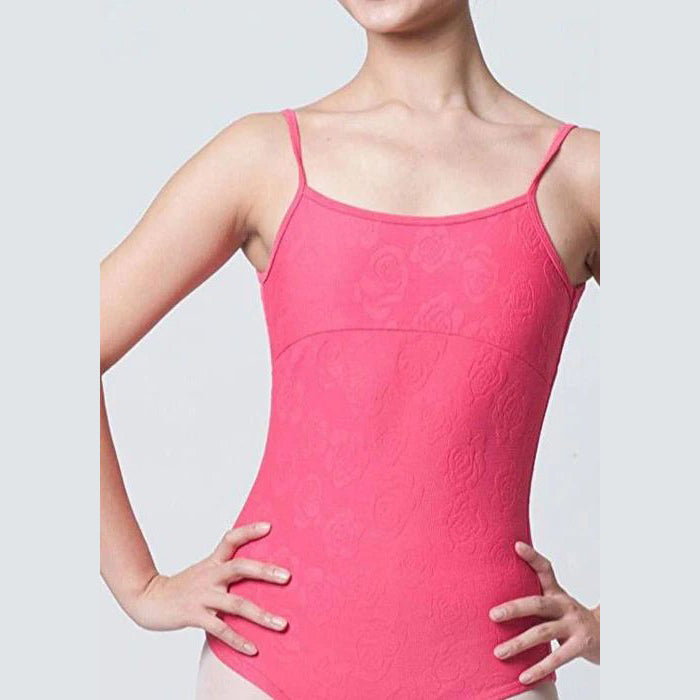 Women Pink Ballet Onesies(S1516/Hot Pink)