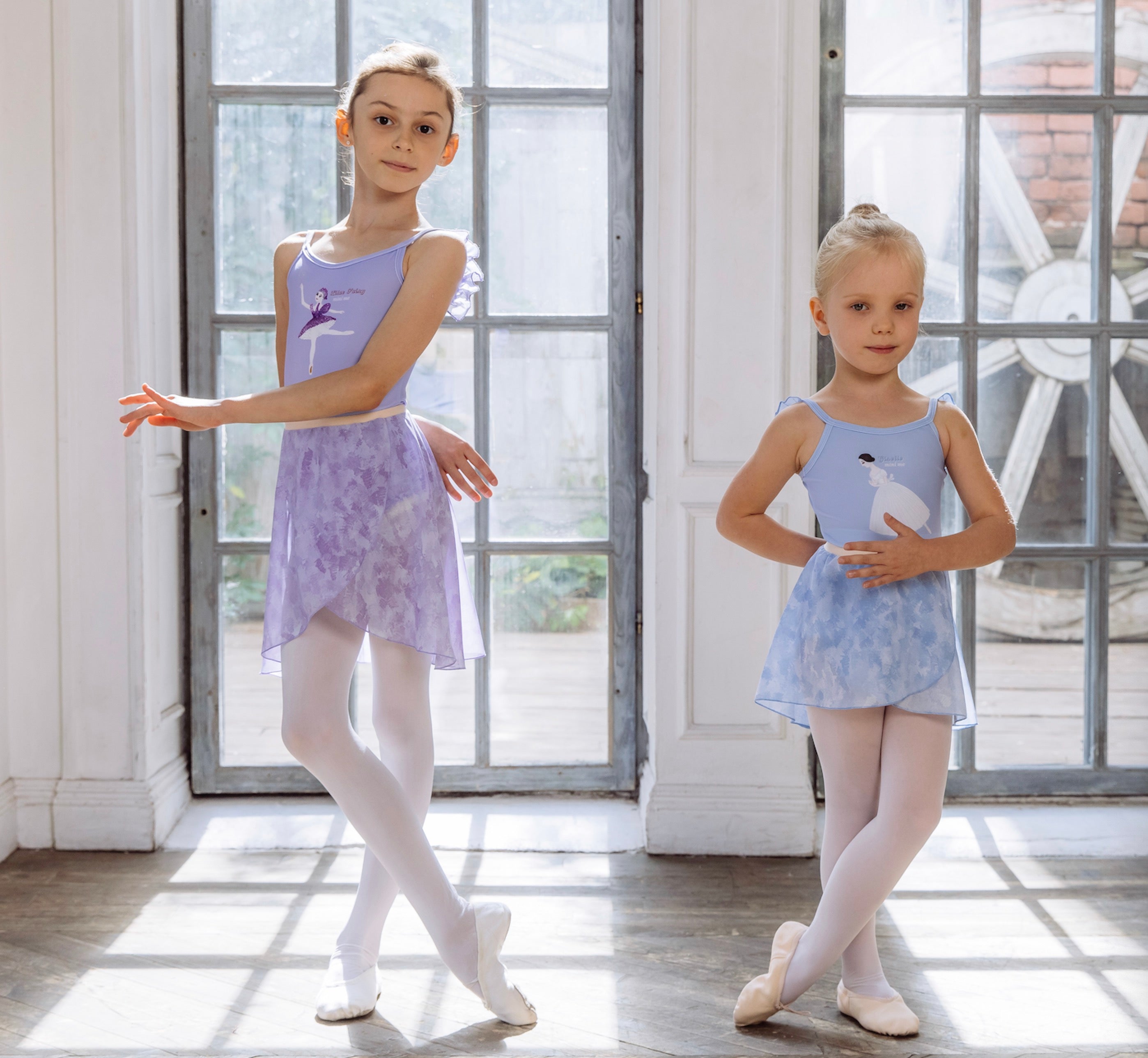 Girls Blue Ballet Skirt