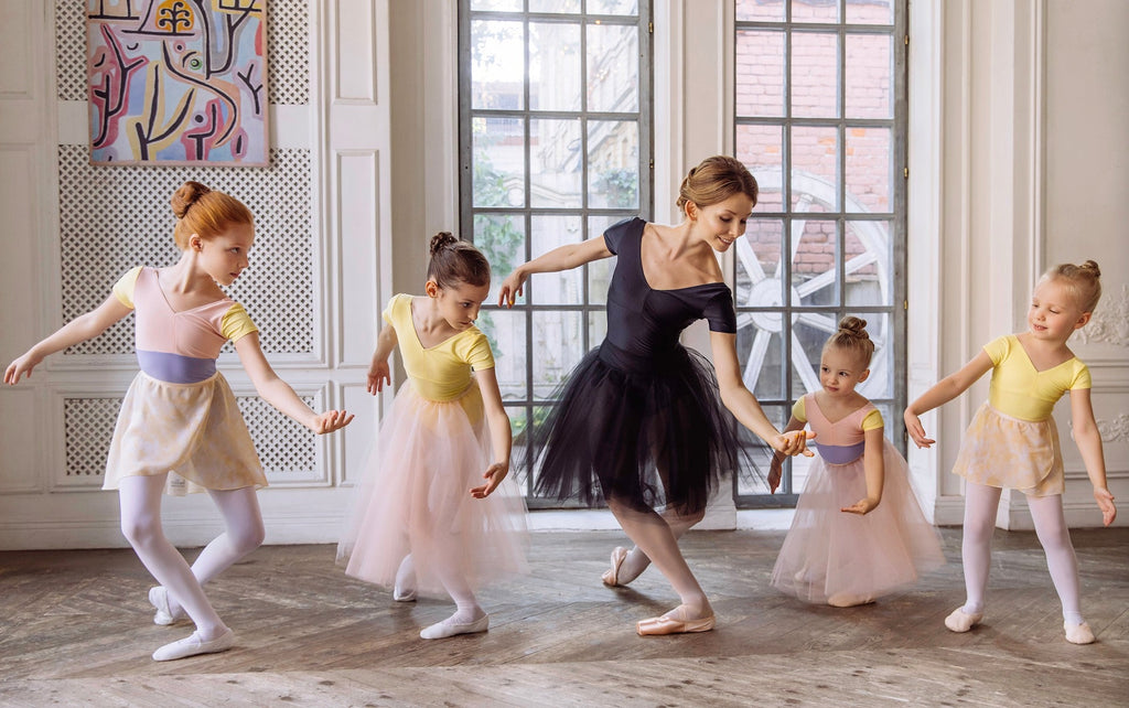 Girls Yellow Ballet Skirt