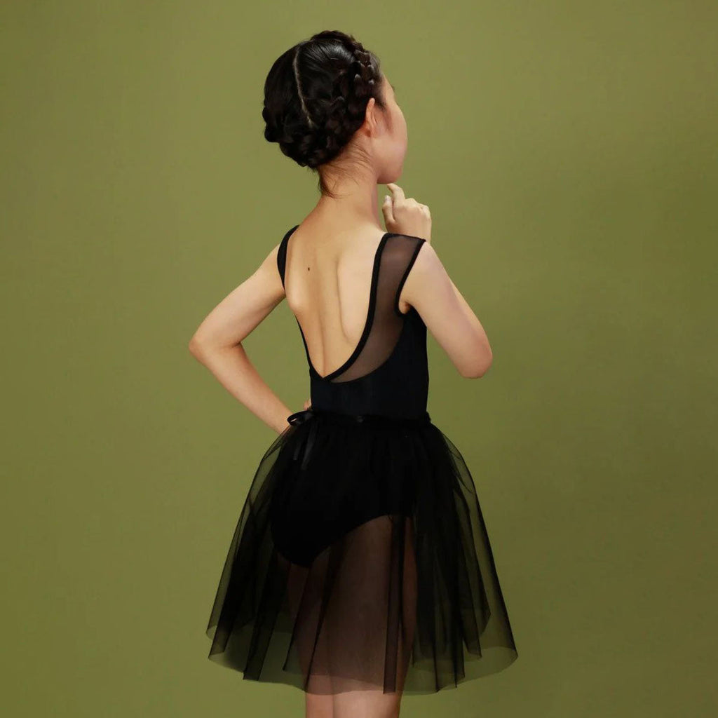 Girls "Black/Plie/Black"Ballet Onesies