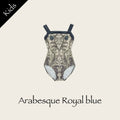 Girls Blue"Arabesque Royal blue/Pique/Fogblue"Ballet Onesies