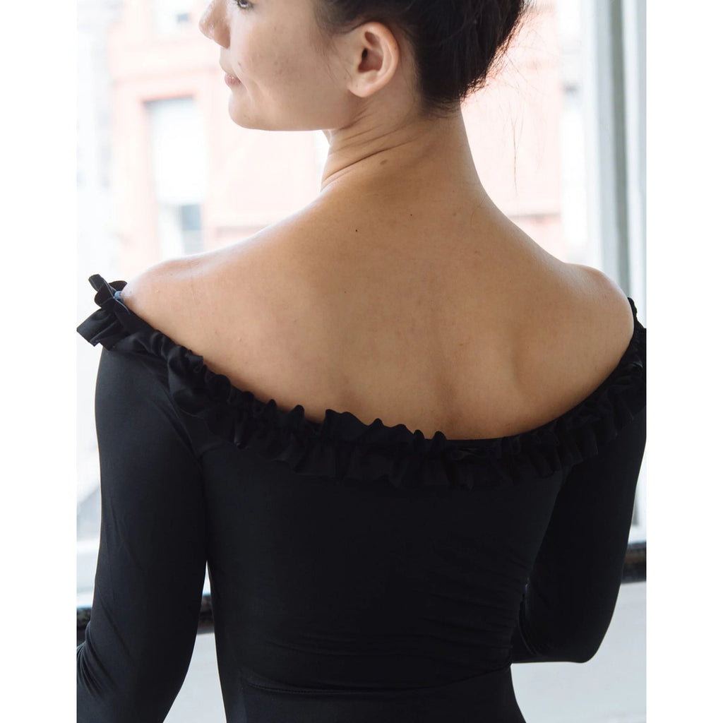 Girls Black Ballet Onesies(1829/Black)