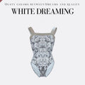 Girls White"Peo Meow-White dreaming"Ballet Onesies(184943421/Pique/White)