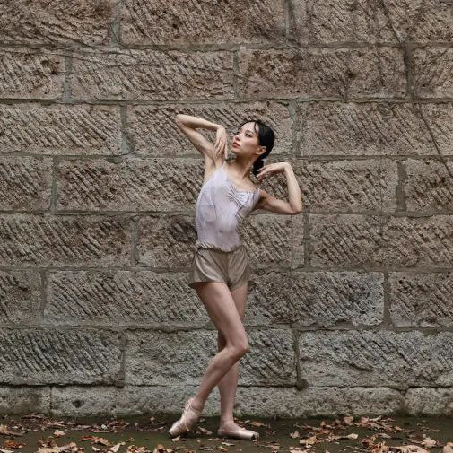 Women Sand Ballet Onesies(185927385/Frappe/Mat marble-Sand)