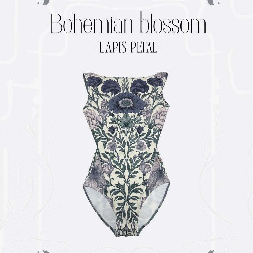 Women Purple Printed Ballet Onesies(186321187/Degage/Bohemian blossom)