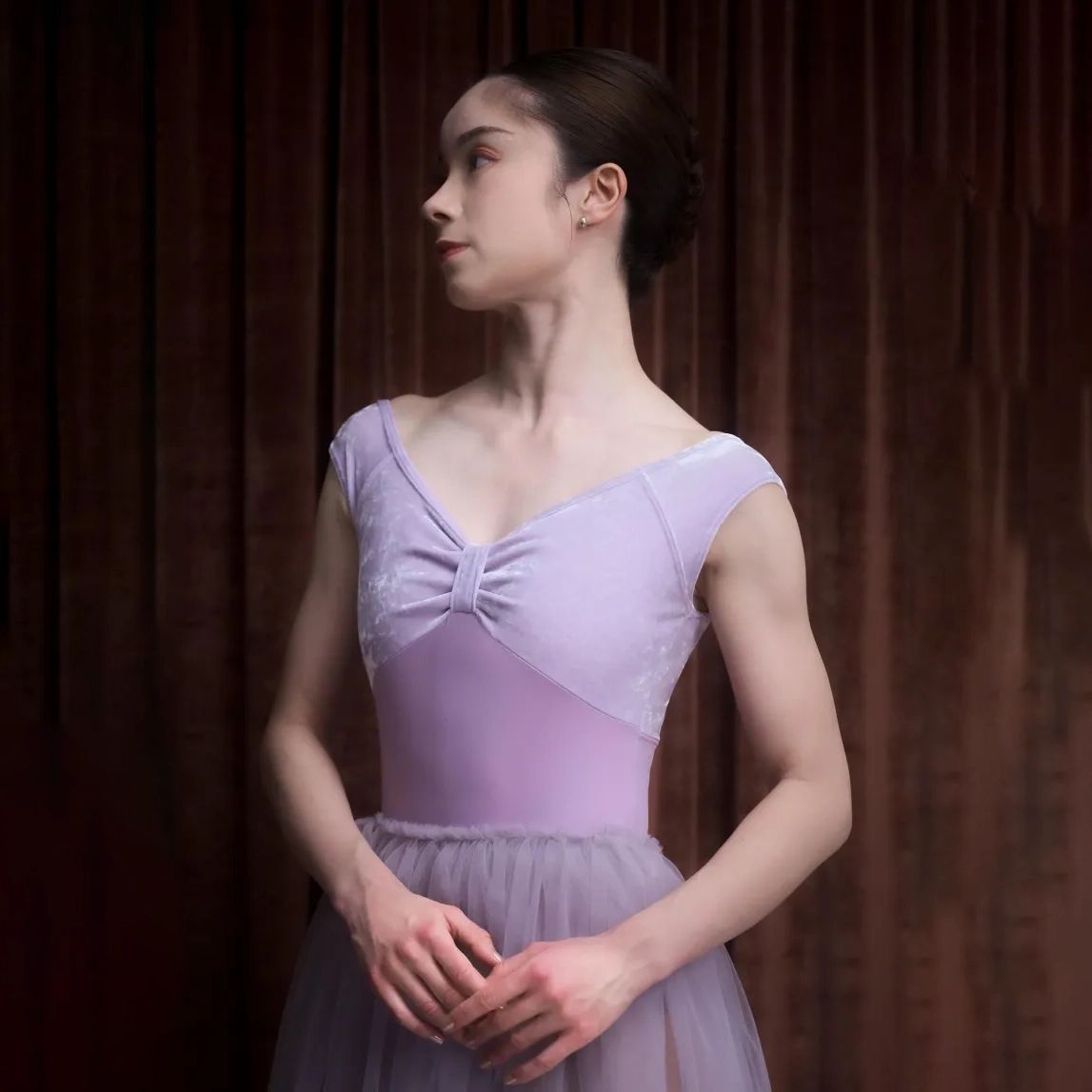 Women Lilac Velvet Ballet Onesies(189643441/Promenade/Velvet Lilas)