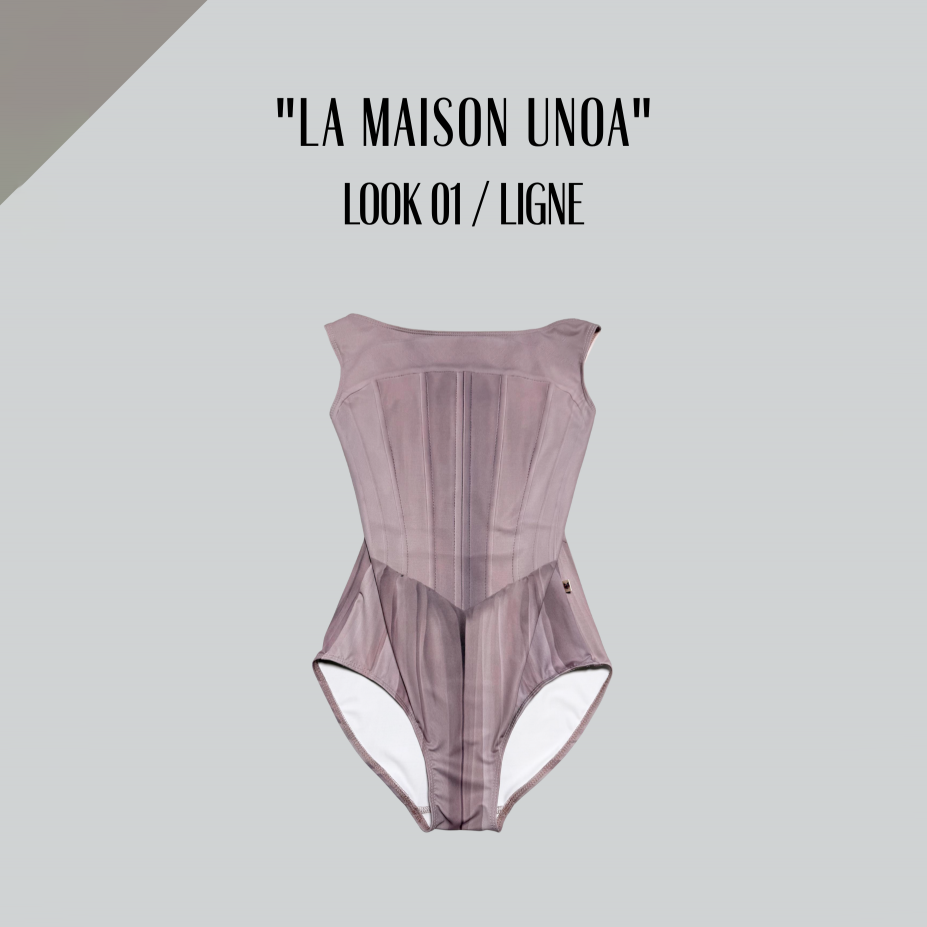 ガールズ ダスティピンク バレーワンピース（192664634/Degag/ラ・メゾン・ウノア -ルック 01/リーニュ）