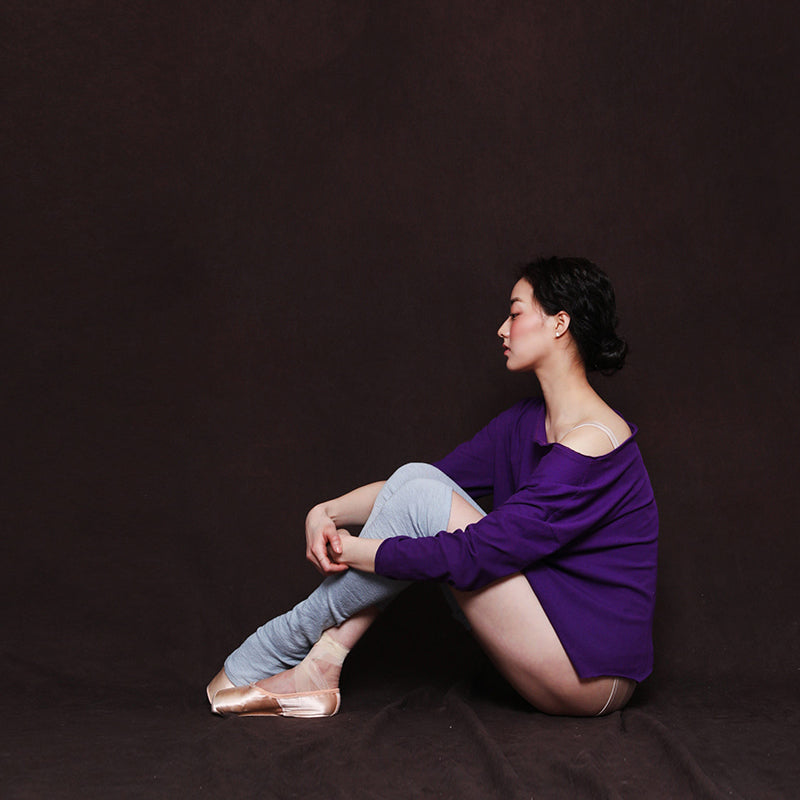 Girls Purple Ballet T-Shirt