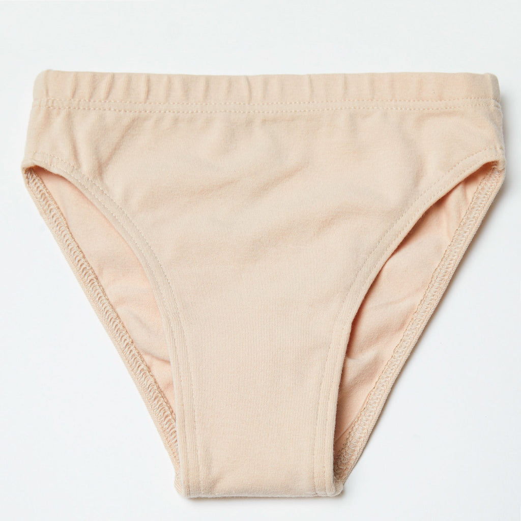 Girls Beige Ballet Panties