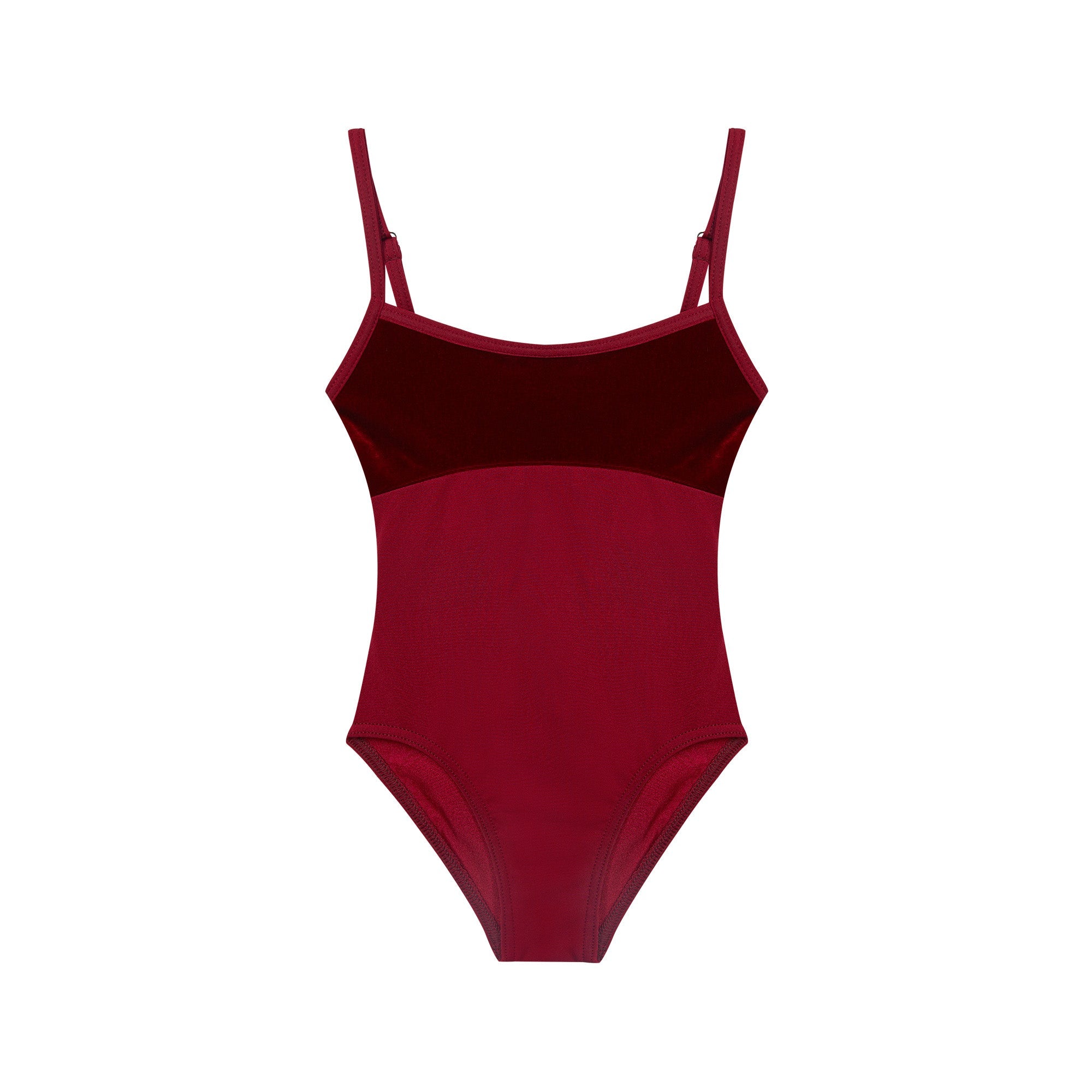 Girls Dark Red Ballet Onesies(DAD46VL/burgundy)