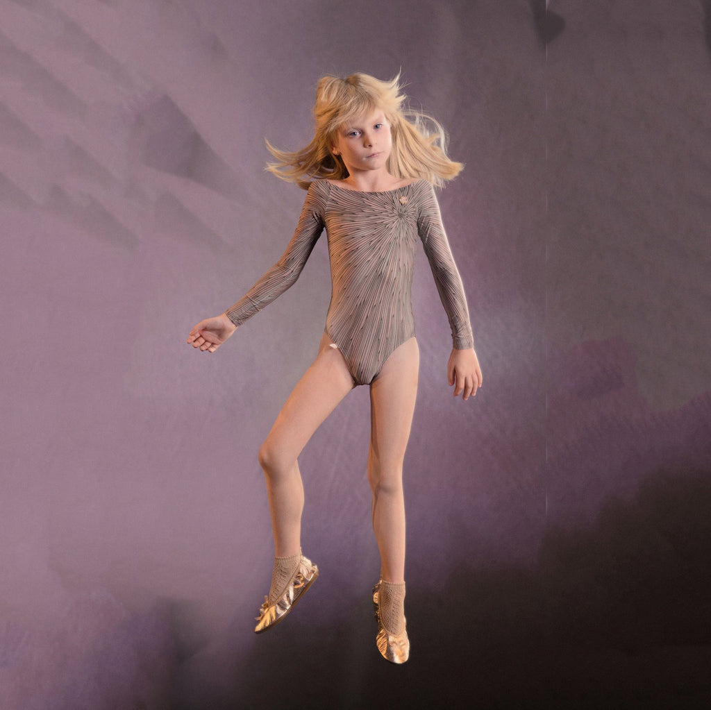 Girls Lavender Ballet Onesies