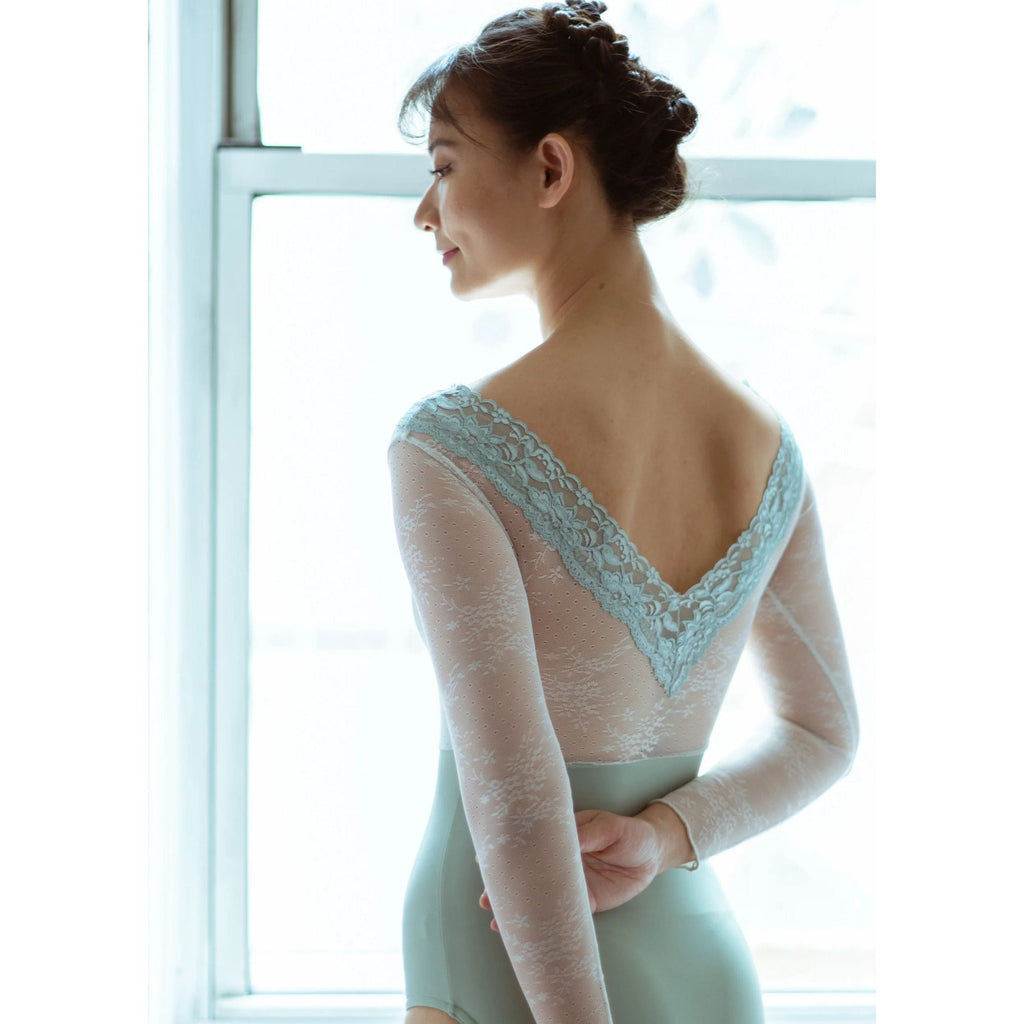 Girls Teal Long Sleeves Ballet Onesies(2237/Teal)