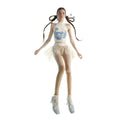 Women White "ILLUSION" Ballet Skirt(232SK04JA/edelw)