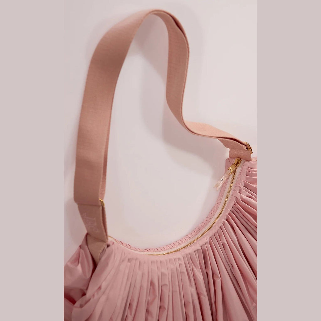 Women Light Pink'WHIPPED CREAM'Pleated Bag(35x25 cm)