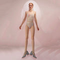 Women Blue&Pink'SPRINKLE MERINGUE'Ballet Onesies(242LE02VL/blue/blush)