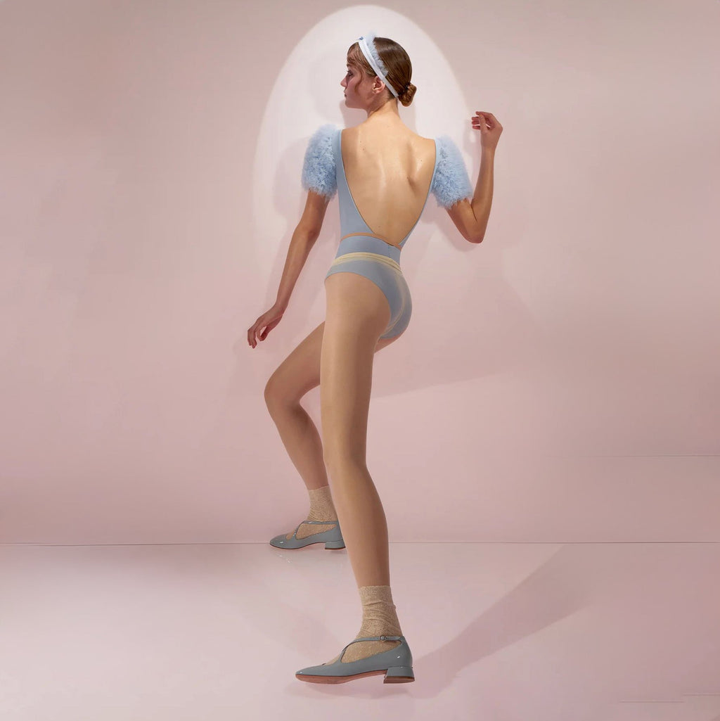 Women Blue'CHANTILLY'Ballet Onesies(242LE81PV/baby blue)
