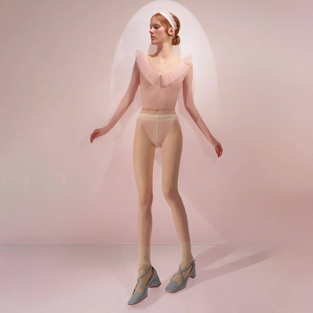 Girls Pink'JUNIOR GRAND'Ballet Onesies(J242LE83PV/baby blush)