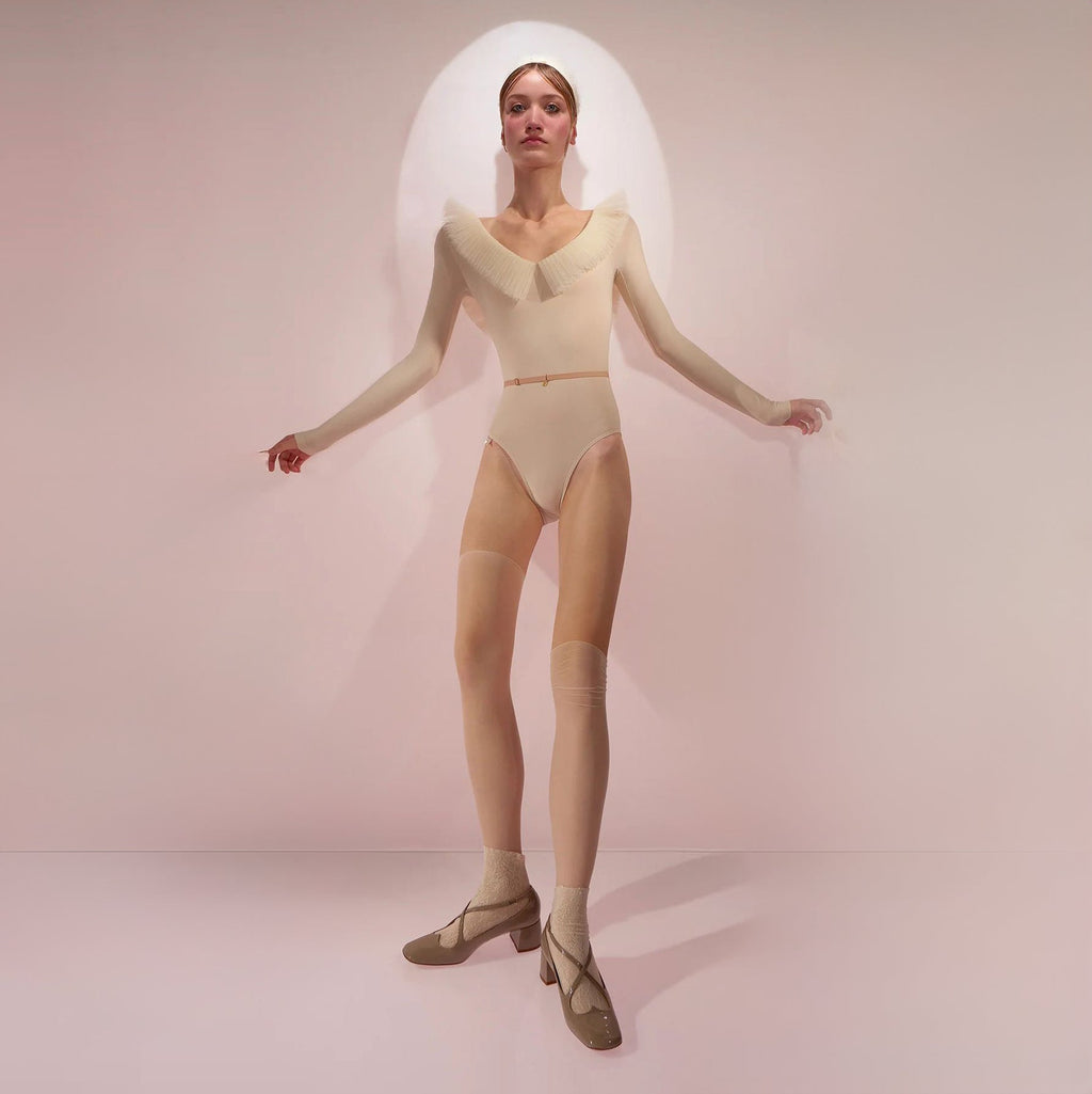Women Beige'GRAND'Ballet Onesies(242LE83PV/edelweiss)