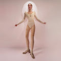 Girls Beige'JUNIOR GRAND'Ballet Onesies(J242LE83PV/edelweiss)